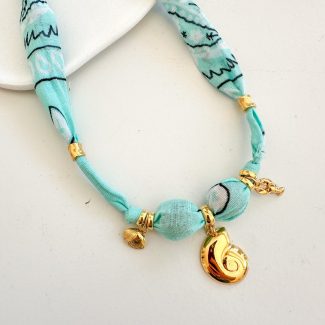 Mint Bandana Necklace