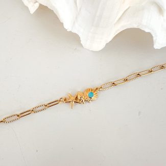 Seashell Gold Bracelet