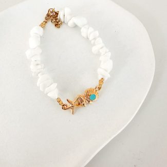 Seashell White Bracelet