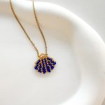 Dark Blue Shell Necklace