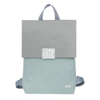 Veraman Grey Leather Bag